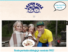 Tablet Screenshot of lastenkesa.fi